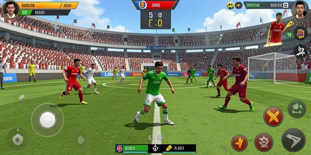 Screenshot menunjukkan karakter utama menjelajahi planet asing.